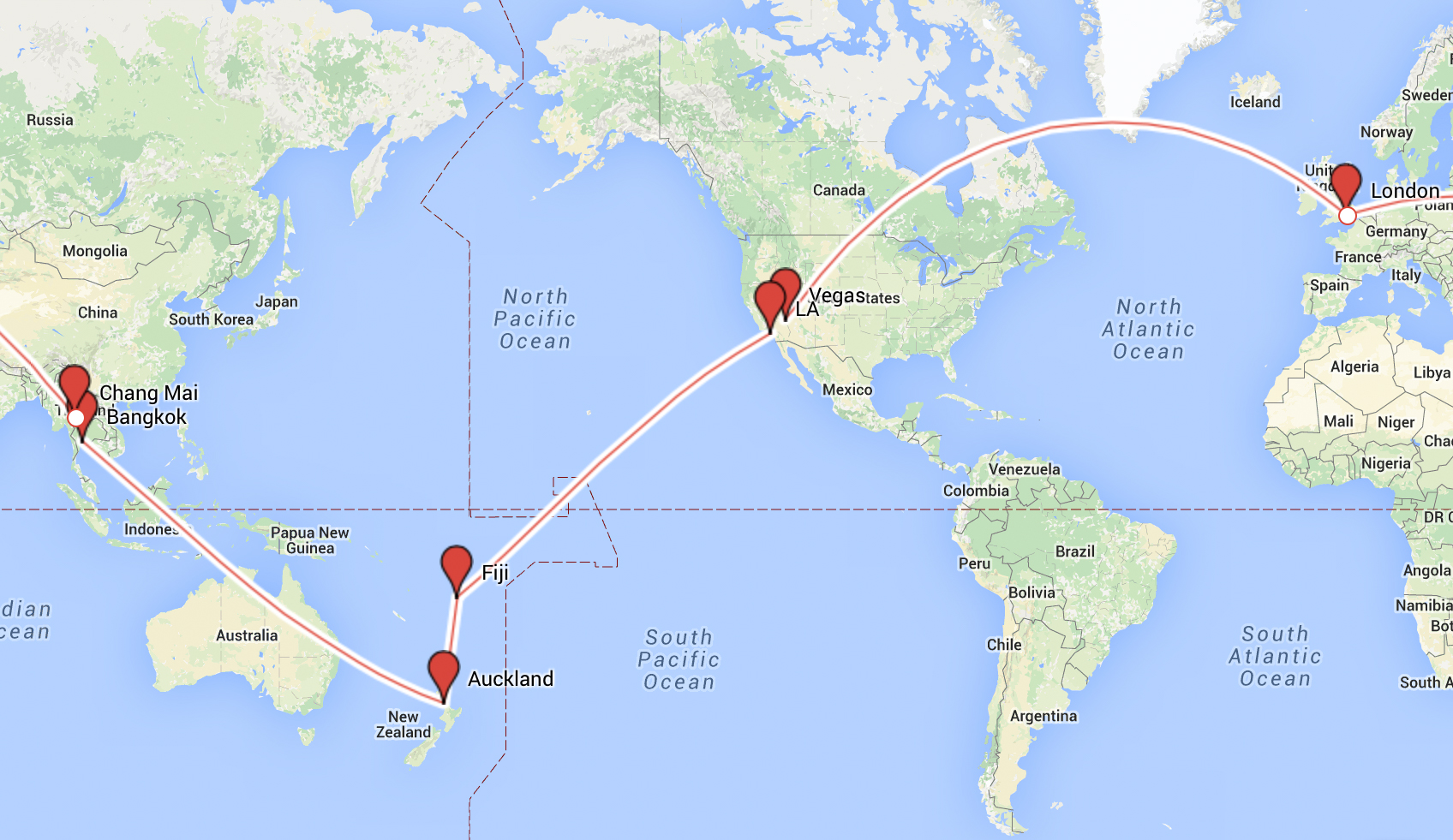 Flight Centre Insurance: Flight Path From Australia To Argentina