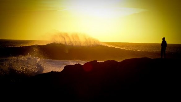 sunset session morocco surf