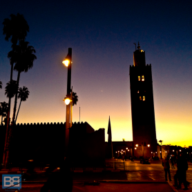 Marrakech sunset morocco backpacking africa