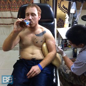 Getting a Bamboo Tattoo in Thailand