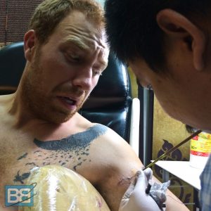 sak yant bamboo tattoo thailand